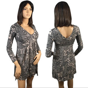 INC International Concepts Bodycon Paisley Dress S